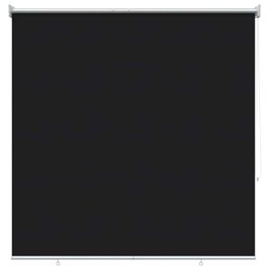 vidaXL Āra Rullo Žalūzija UV Aizsardzībai Melns 100 x 230 cm (W x H)