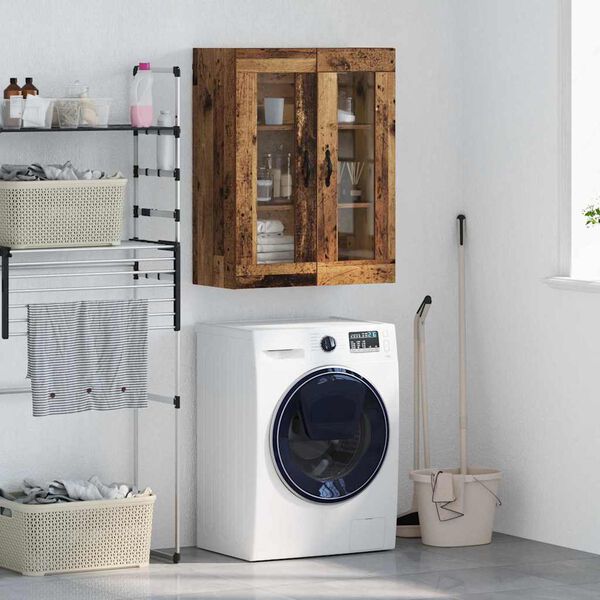 vidaXL Sienas skapis Vecs koks 69,5 x 34 x 90 cm