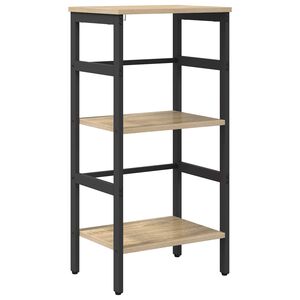 vidaXL Grāmatu plaukts 2 līmeņi 40 x 29,5 x 81 cm Inženierijas koks