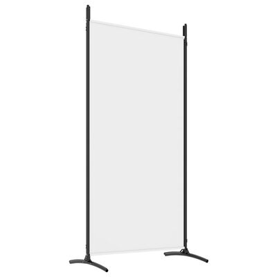 vidaXL 4-paneļu istabas aizslietnis, 346x180 cm, balts audums