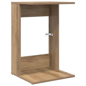 vidaXL Sānu galds Artisānā ozols 40 x 38 x 62,5 cm Inženierijas koks
