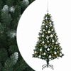 vidaXL Mākslīgā Ziemassvētku eglīte ar rotājumiem 120 cm 150 LED