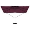 vidaXL Saulessargs Bordo sarkans 351 x 250 x 260 cm