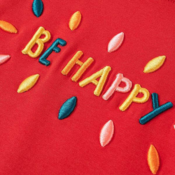 Bērnu krekls ar garām piedurknēm, sarkans, 104