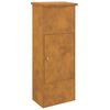 vidaXL Paku nodo&scaron;anas kaste ar uzglabā&scaron;anu Rūsa 44,5 x 29 x 110,5 cm
