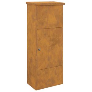 vidaXL Paku nodo&scaron;anas kaste ar uzglabā&scaron;anu Rūsa 44,5 x 29 x 110,5 cm