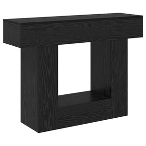 vidaXL Melnais Ozols 101 x 30 x 74 cm