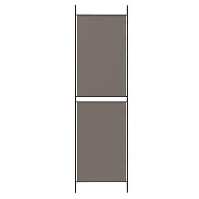 vidaXL 3-paneļu istabas aizslietnis, 150x220 cm, antracītpelēks audums