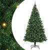 vidaXL Mākslīgā Ziemassvētku eglīte su 300 LED ar statīvu Zaļa 240 cm