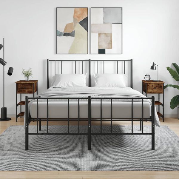 vidaXL naktsskapī&scaron;i, 2 gb., koka krāsa, 34x36x70 cm, inženierijas koks