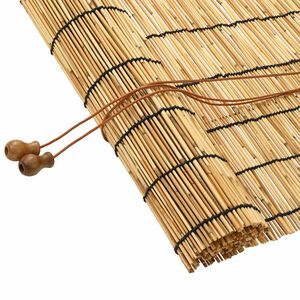 vidaXL Rullo žalūzija Dabiska 60 x 160 cm Niedres