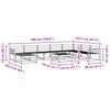 vidaXL Āra dīvānu komplekts 9 pcs Dabiska Cietā akācijas koks