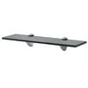 vidaXL sienas plaukts, 40x20 cm, 8 mm, stikls