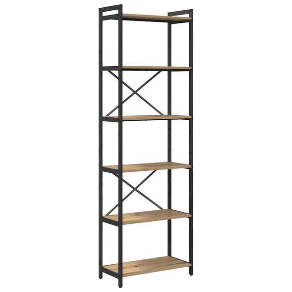 vidaXL Grāmatu plaukts Artisānā ozols 40 x 30 x 85 cm