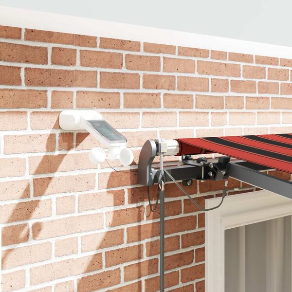 vidaXL Pārsega audums ar oranža un brūna 300 x 250 cm Poliesters