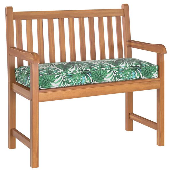 vidaXL Pale&scaron;u spilvens solam Ziedu raksts Lapu raksts 100 x 40 x 8 cm