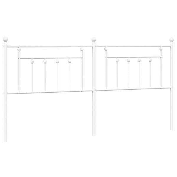 vidaXL rezerves galvgalis, balts, 193 cm