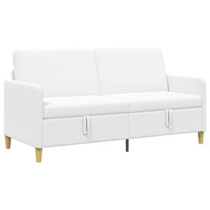 vidaXL Sofas ar uzglabā&scaron;anu Balts 172 x 78 x 87 cm Poliesters