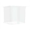 vidaXL insektu tīkls Mongolia ar durvīm 156, balts, 220x150x180 cm