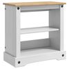 vidaXL Akvārija statnis CORONA Balts un brūns 60,5 x 30 x 60 cm 150 kg