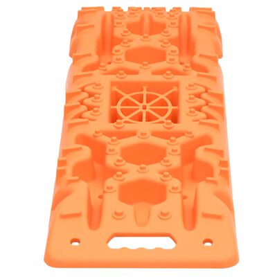 vidaXL auto izvilkšanas dēļi, 2 gab., oranži, 107x31x7 cm, neilons