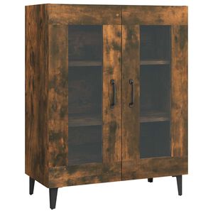 vidaXL kumode, ozolkoka krāsa, 69,5x34x90 cm, inženierijas koks