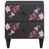 vidaXL Naktsgaldiņ&scaron; 2 pcs Brūna 40 x 33,5 x 46 cm Cieta mango koksne