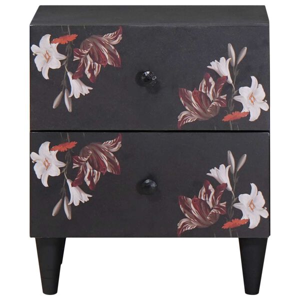 vidaXL Naktsgaldiņ&scaron; 2 pcs Brūna 40 x 33,5 x 46 cm Cieta mango koksne