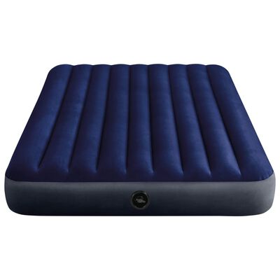 Intex piepūšams matracis ar pumpi, Dura-Beam, 152x203x25 cm, zils