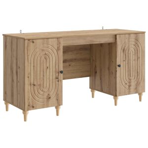 vidaXL Galds Artisan Ozols 142,5 x 50 x 75 cm Inženierijas koks