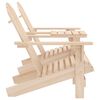 vidaXL dārza krēsli ar galdiņu, egles masīvkoks