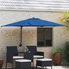 vidaXL Dārza parasols Azurblau 248,5 x 247,5 x 160 cm