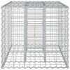 vidaXL Gabions pacelta gulta Sudraba 100 x 60 x 55 cm Cinkots tērauds