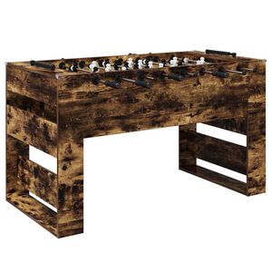 vidaXL Frizbija galds Kūpināts Ozols 146,5 x 74 x 85 cm