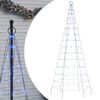 vidaXL LED Ziemassvētku eglīte 200 LED Zila 180 cm