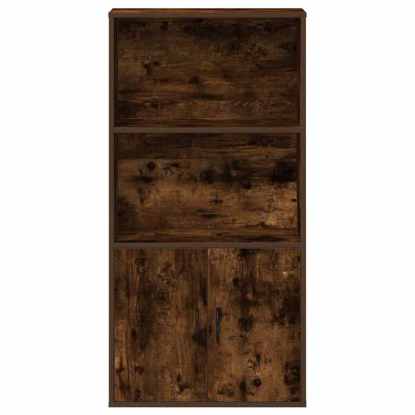 vidaXL grāmatu plaukts, ozola krāsa, 60x24x120 cm, inženierijas koks