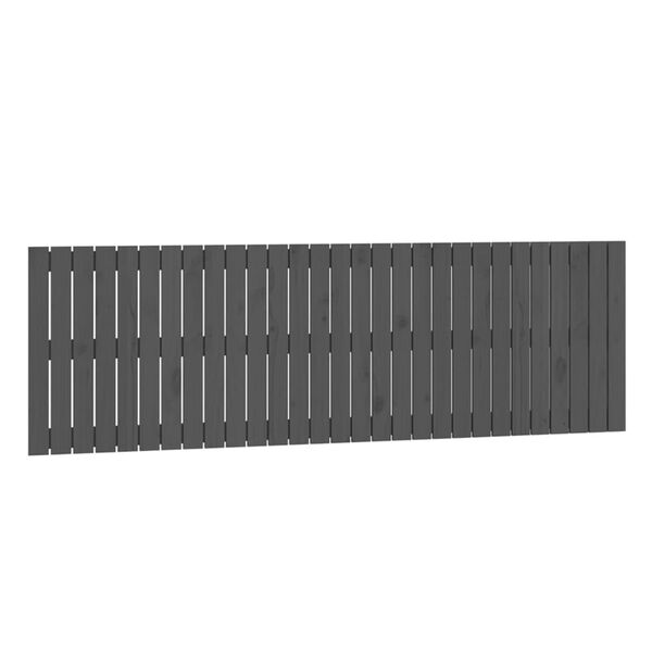 vidaXL sienas galvgalis, 185x3x60 cm, priedes masīvkoks