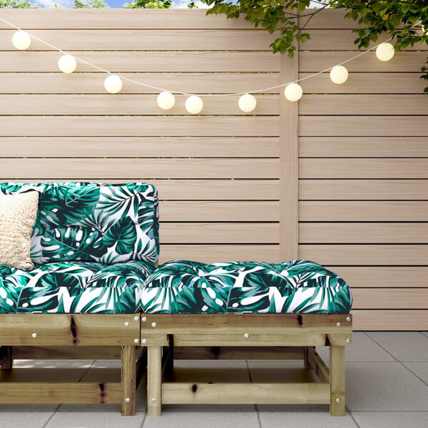 vidaXL dārza soliņ&scaron;, impregnēts priedes masīvkoks