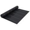 vidaXL augsnes pārsegs, PP, 2x150 m, melns