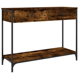 vidaXL konsoles galdiņ&scaron;, ozolkoka, 100x34,5x75 cm, inženierijas koks