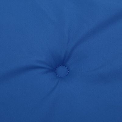 vidaXL atpūtas krēsla matracis, koši zils, (75+105)x50x4 cm
