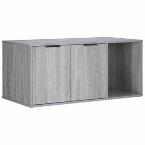 vidaXL Kaķu būris Pelēks Sonoma 100 x 49 x 45 cm Inženierijas koks