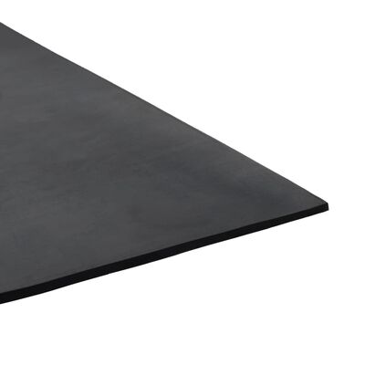 vidaXL grīdas paklājs, neslīdoša gumija, 1,2x2 m, 3 mm, gluds