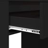 vidaXL Guļamistabas ģērb&scaron;anās galdiņi Melna 80 x 39,6 x 135 cm