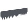 vidaXL Zāliena Apmale 20 pcs 103 x 25 cm tērauds Antracīta