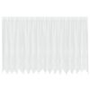vidaXL Mežģīņu aizkars ar aizkariem Balts 140 x 400 cm Poliesters