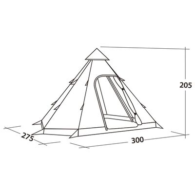 Easy Camp telts Bolide 400", četrvietīga, sarkana