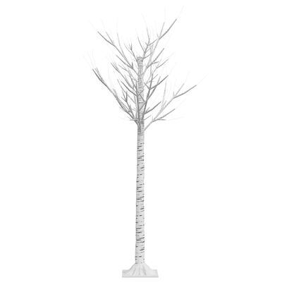 vidaXL Ziemassvētku koks, 140 LED, silti balta gaisma, 1,5 m