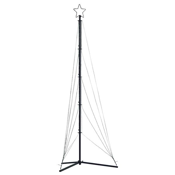 vidaXL LED Ziemassvētku eglīte 525 LED Krāsains 302 cm