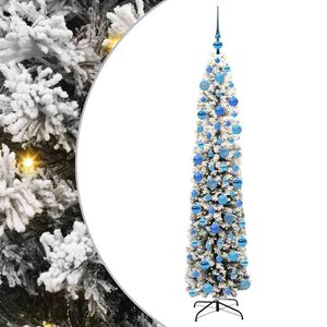 vidaXL Mākslīgā Ziemassvētku eglīte su 300 LED ar statīvu Zaļa 180 cm